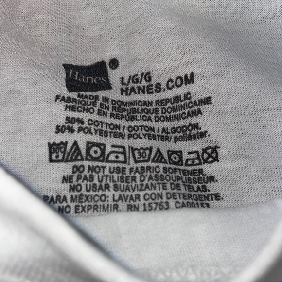 Hanes White Shirts - Picture 3 of 3
